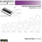 Skutchi Designs 45 in W, 84 in L, 29 in H, Engineered Wood Top, Grey HAR-ABOT-46X84-PT-01 - alternate 3
